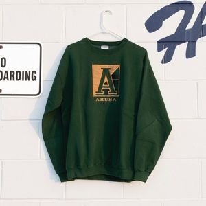 Vintage Aruba Embroidered Crewneck Sweatshirt